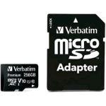 VERBATIM MICRO SDXC 256GB UHS-I CLASSE 10 CON ADATTATORE