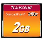 TRANSCEND 2GB COMPACT FLASH CARD (133X) PRODOTTO ITALIA