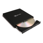 HAMLET XDVDSLIMK MASTERIZZATORE CD/DVD ESTERNO SLIM INTERFACCIA USB 2.0 COLORE NERO