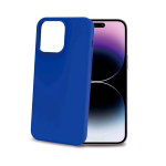 CELLY CROMO APPLE iPHONE 15 PRO MAX COVER IN MORBIDO TPU CON FINITURE SOFT TOUCH BLUE