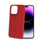 CELLY CROMO APPLE iPHONE 15 PRO MAX COVER IN MORBIDO TPU CON FINITURE SOFT TOUCH RED