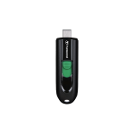 TRANSCEND PEN DISK 128GB, USB3.2, Pen Drive, Type-C, Capless, Black