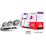 SAPPHIRE PURE AMD RADEON RX 7700 XT GAMING OC 12GB GDDR6 PCI Express x16 4.0 TRIPLE FAN WHITE VERSION 2 x HDMI 2 x DISPLAYPORT