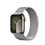APPLE WATCH SERIES 9 GPS + CELLULAR 41mm CASE SILVER STAINLESS STEEL CON CINTURINO SPORT LOOP MILANESE SILVER