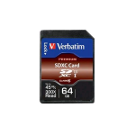 VERBATIM SD CARD XC / UHS1 (SDXC) 64GB CLASS 10