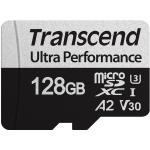 TRANSCEND MEMORY CARD 128GB microSD w/ adapter UHS-I U3 A2 Ultra Performance