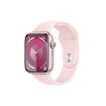 Apple Watch Series 9 GPS 45mm Cassa in alluminio rosa - Cinturino sport rosa confetto - M/L