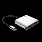 Propart Adattatore da USB-C a 2xHDMI, 4K60Hz , HDR + USB3.0-3.1-3.2