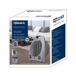 TERMOZETA TERMOVENTILATORE 2000W 2 LIVELLI DI POTENZA BIANCO