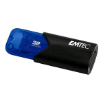 EMTEC CLICK EASY CHIAVETTA USB 3.2 32GB VELOCITÀ DI LETTURA FINO A 20 MB/S BLU NERO