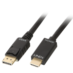 LINDY CAVO DISPLAYPORT/HDMI 4K30 (DP: PASSIVO) 1M