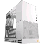 Geometric Future King Arthur Case Mid Tower No-Power Vetro Temperato minITX/mATX/ATX/E-ATX Bianco
