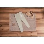 LEGGINGS IN TESSUTO ELASTICIZZATI BEIGE TAGLIA L