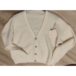 CARDIGAN SWAROVSKY BIANCO T.U.