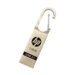 HP X760 CHIAVETTA USB 128GB USB 3.1 75MB/S COMPRESO UN DESIGN DEL GANCIO A CLIP COMODO FLESSIBILE ARGENTO