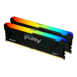 KINGSTON FURY BEAST RGB KIT MEMORIA RAM 2x8GB TOT 16GB 3.200MHz TIPOLOGIA DIMM TECNOLOGIA DDR4 CAS 16