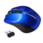 MOUSE TECHMADE OTTICO WIRELESS USB BLUE  TM-XJ30-BL 
