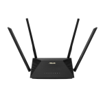 ASUS RT-AX53U, Wi-Fi 6 (802.11ax), Dual-band (2.4 GHz/5 GHz), Collegamento ethernet LAN, 3G, Nero, Router da tavolo