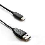 CAVO ATLANTIS USB A 2.0 TO USB-C, M/M, 1MT, NERO, P019-UB2-ACMM-1