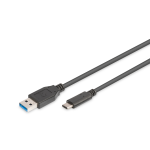 CAVO DIGITUS USB A TO USB-C, M-M, 1MT, NERO,AK300136010S
