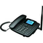 MAXCOM MM41D TELEFONO DA TAVOLO CON SIM 4G LTE TASTI GRANDI HOTSPOT WI-FI E BLUETOOTH SMS ANDROID BLACK
