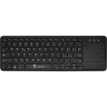 Techmade Tastiera Wireless TM-BK268T con Touchpad Black