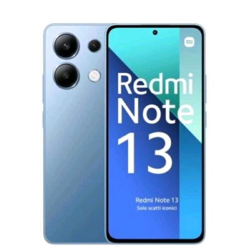 SMARTPHONE XIAOMI REDMi NOTE 13 6.67" 256GB RAM 8GB DUAL SIM 4G LTE ICE BLUE TIM ITALIA