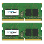 Crucial - DDR4 - kit - 16 GB: 2 x 8 GB - SO DIMM 260-pin - 2400 MHz / PC4-19200 - CL17 - 1.2 V - senza buffer - non ECC