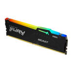 Kingston FURY Beast RGB - DDR5 - modulo - 16 GB - DIMM 288-PIN - 5200 MHz / PC5-41600 - CL40 - 1.25 V - senza buffer - on-die ECC