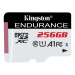 Kingston High Endurance - Scheda di memoria flash - 256 GB - A1 / UHS-I U1 / Class10 - microSDXC UHS-I U1