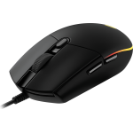 Logitech Gaming Mouse G102 LIGHTSYNC - Mouse - per destrorsi - ottica - 6 pulsanti - cablato - USB - nero