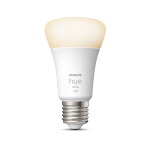 Philips Hue White - Lampadina LED - forma: A60 - E27 - 9.5 W (equivalente 75 W) - classe F - luce bianca calda - 2700 K
