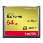 SanDisk Extreme - Scheda di memoria flash - 64 GB - 567x - CompactFlash