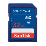 SanDisk Standard - Scheda di memoria flash - 32 GB - Class 4 - SDHC