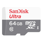 SanDisk Ultra - Scheda di memoria flash - 64 GB - Class 10 - UHS-I microSDXC