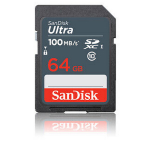 SanDisk Ultra - Scheda di memoria flash - 64 GB - Class 10 - UHS-I SDXC