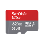 SanDisk Ultra - Scheda di memoria flash (adattatore microSDHC per SD in dotazione) - 32 GB - A1 / UHS-I U1 / Class10 - UHS-I microSDHC (pacchetto di 2)