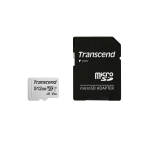 Transcend 300S - Scheda di memoria flash (adattatore in dotazione) - 512 GB - A1 / Video Class V30 / UHS-I U3 / Class10 - microSDXC
