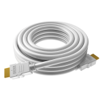VISION Professional installation-grade HDMI cable - 4K - HDMI version 2.0 - gold plated connectors - ethernet - HDMI (M) to HDMI (M) - outer diameter 7.3 mm - 28 AWG - 0.5 m - white