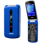 CELLULARE BRONDI PRESIDENT 3" GSM ULTRA SOTTILE CARATTERI GRANDI DUAL SIM BLUE PURPLE SENIOR PHONE ITALIA