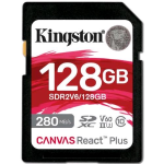 128GB CANVAS REACT PLUS SDXC U3 V60