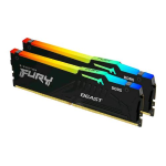 KINGSTON FURY BEAST RGB KIT MEMORIA RAM 2x8GB 16GB TOTALI 4.800Hz TIPOLOGIA DDR5 TECNOLOGIA DIMM BLACK