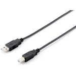 USB 2.0 CABLE A->B M/M 1,8M, BLACK