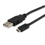 USB 2.0 TYPE-A TO C, M/M, 1.0M, BLA