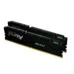 Kingston FURY Beast - DDR5 - kit - 16 GB: 2 x 8 GB - DIMM 288-PIN - 4800 MHz / PC5-38400 - CL38 - 1.1 V - senza buffer - on-die ECC