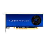 AMD Radeon Pro WX 3200 - Scheda grafica - Radeon Pro WX 3200 - 4 GB GDDR5 - PCIe 3.0 x16 profilo basso - 4 x Mini DisplayPort