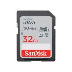 SanDisk Ultra - Scheda di memoria flash - 32 GB - UHS-I U1 / Class10 - UHS-I SDHC