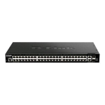 D-LINK DGS-1520-52 SWITCH GESTITO L3 48 PORTE GIGABIT SMARTPRO 48 x 10/100/1000 + 2 x 10 Gigabit Ethernet + 2 x 10 Gigabit SFP+