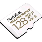 SanDisk Max Endurance - Scheda di memoria flash (adattatore da microSDXC a SD in dotazione) - 128 GB - Video Class V30 / UHS-I U3 / Class10 - UHS-I microSDXC