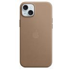 Apple iPhone 15 Plus Custodia MagSafe in tessuto FineWoven - Grigio talpa